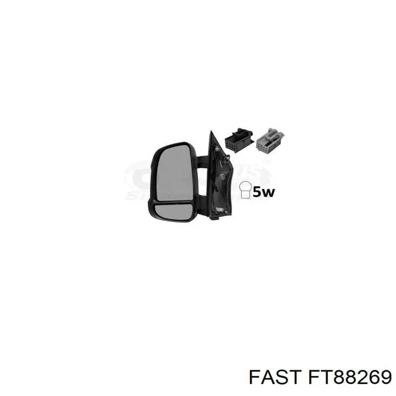 Espejo izquierdo Fast FT88269 precio, desde 118,50 EUR