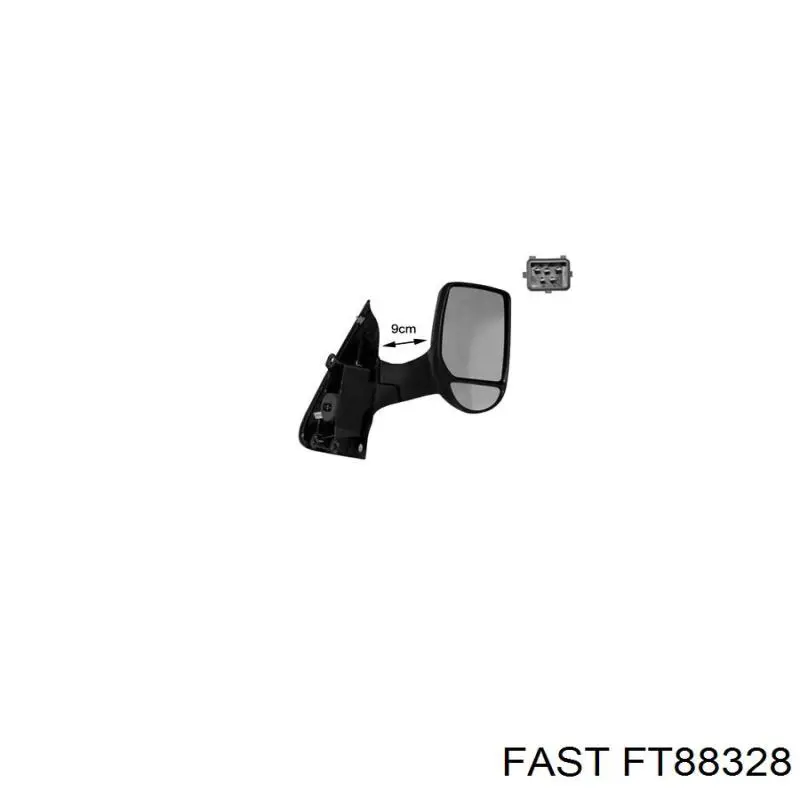 FT88328 Fast espejo retrovisor derecho