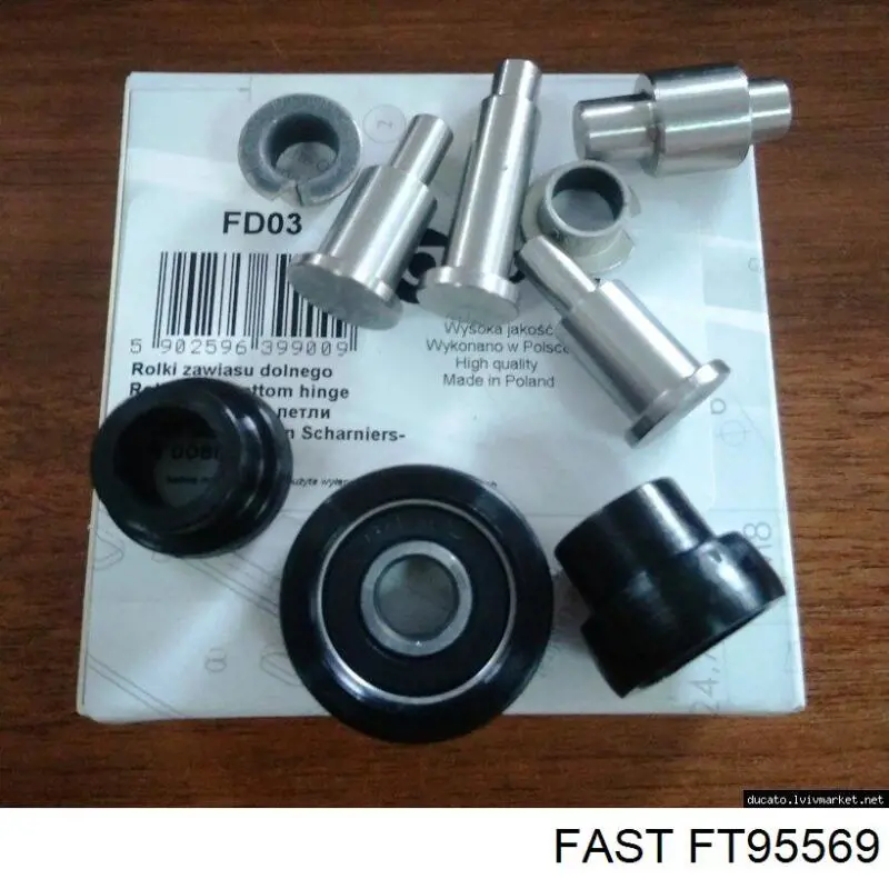 Rodillo inferior derecho de puerta corrediza Fast FT95569 precio, desde 19,12 EUR