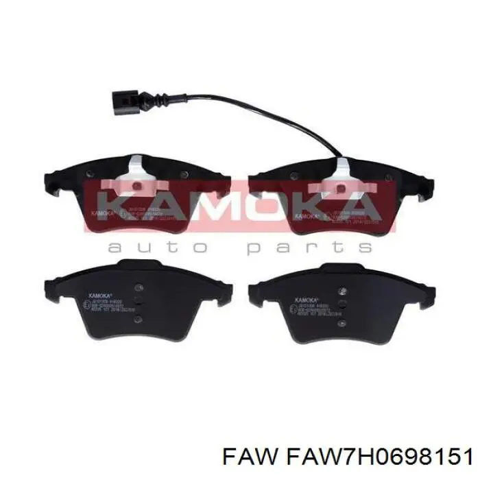 Pastillas freno delanteras FAW FAW7H0698151 precio, desde 65,09 USD