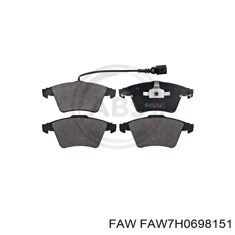 Pastilla de freno FAW FAW7H0698151