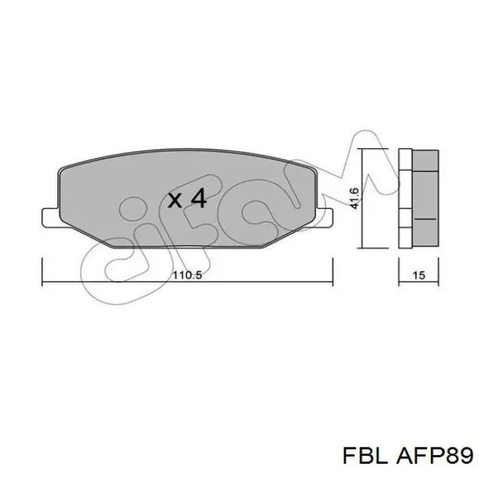 Pastillas de freno delanteras Suzuki Jimny FJ