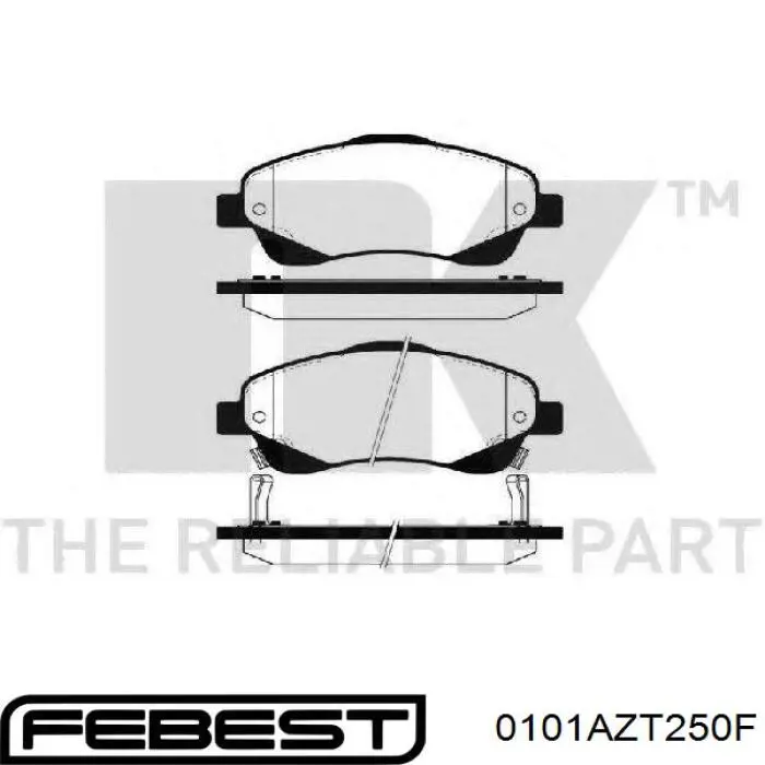 Pastillas de freno delanteras Toyota Corolla R10