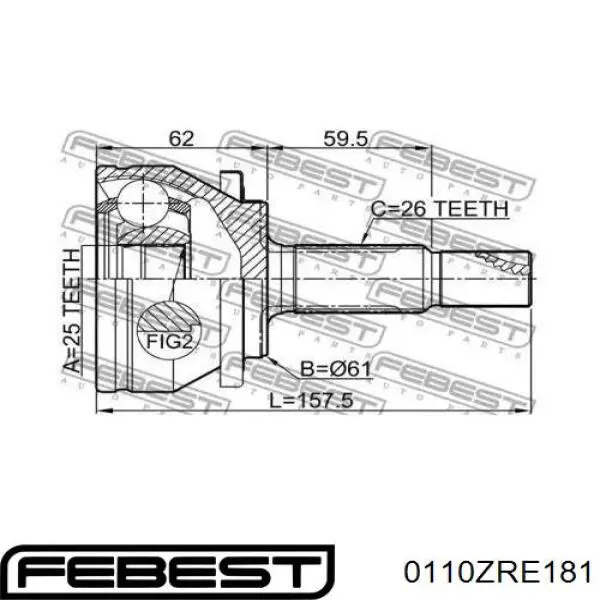 Q1311588 Q-fix Junta homocinética
