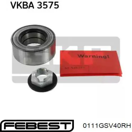 Comprar 0111GSV40RH Febest Junta homocinética interna delantera derecha