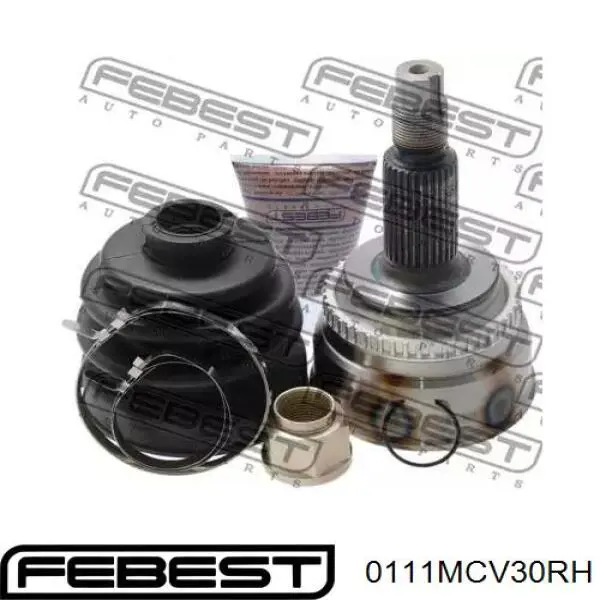 Comprar 0111MCV30RH Febest Junta homocinética interna delantera derecha