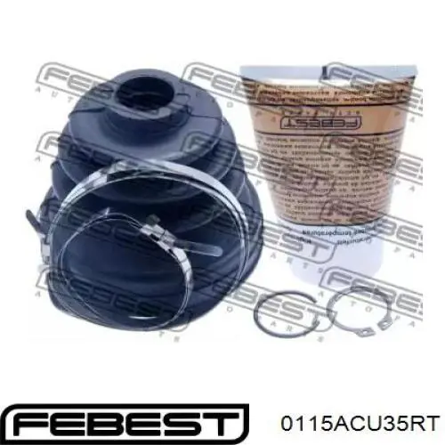 Fuelle interior de junta homocinética del semieje trasero 0115ACU35RT Febest