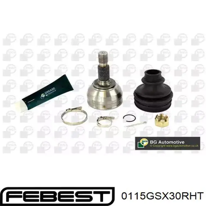 Comprar 0115GSX30RHT Febest Fuelle, junta homocinética interior derecha delantera