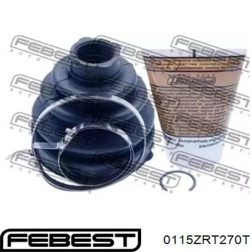 Juego de fuelles de junta homocinética delantera 0115ZRT270T Febest