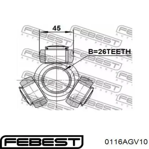 Trípode interior Febest 0116AGV10
