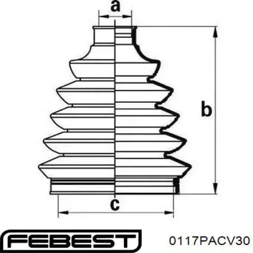 Comprar 500647T ERT Fuelle de palier delantero exterior