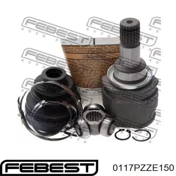 Fuelle semieje delantero exterior Febest 0117PZZE150