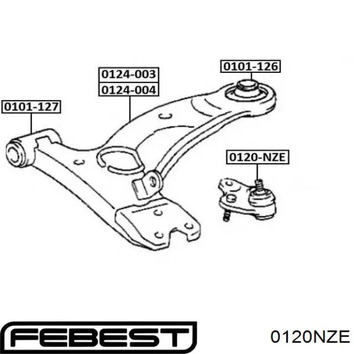 Comprar Rótula inferior de suspensión Chery Tiggo  T11