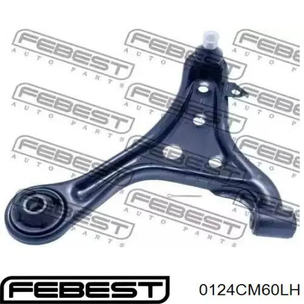 0124-CM60LH Febest barra oscilante, suspensión de ruedas delantera, superior izquierda