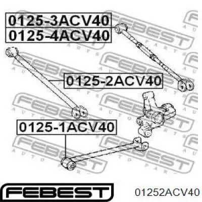 Travesaño de la suspensión trasera Toyota 4871006110