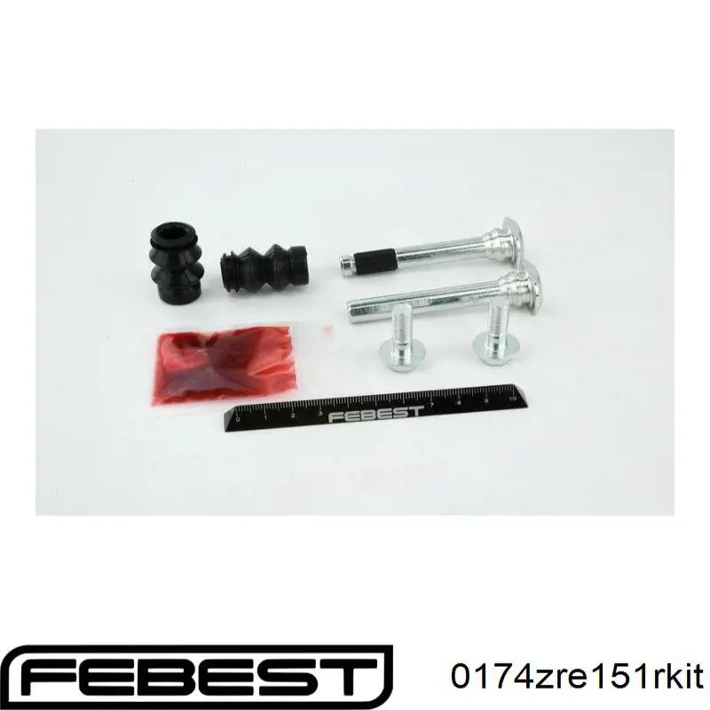 Juego de reparación, pinza de freno delantero Citroen C3 2 A51