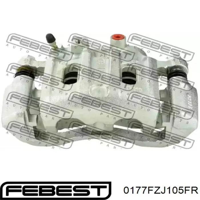 0177-FZJ105FR Febest pinza de freno trasero derecho