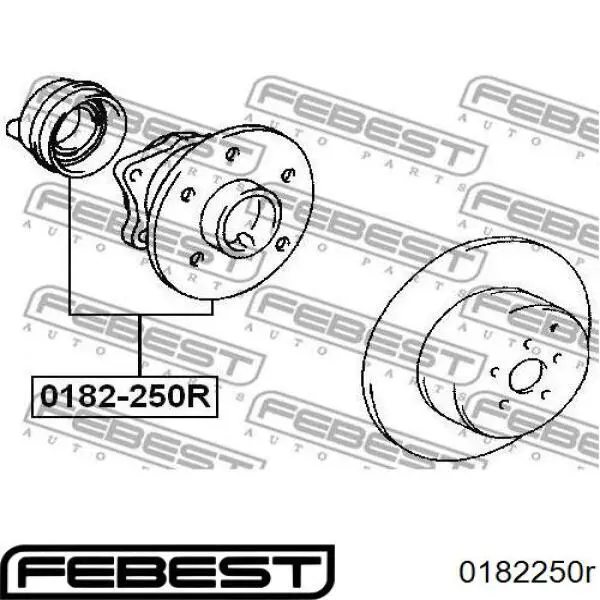 Cubo de rueda trasero Toyota Prius NHW20