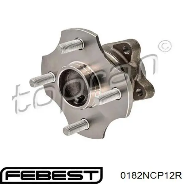 0182NCP12R Febest cubo de rueda trasero