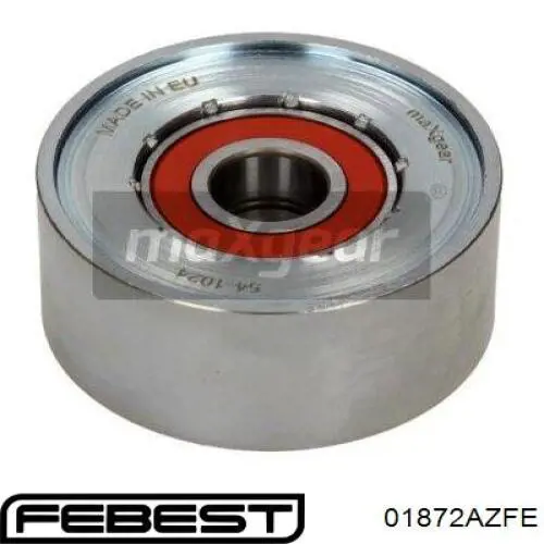 Comprar 01872AZFE Febest Polea tensora, correa poli V