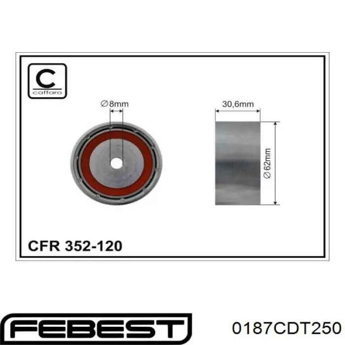 Rodillo, cadena de distribución Toyota Corolla R10