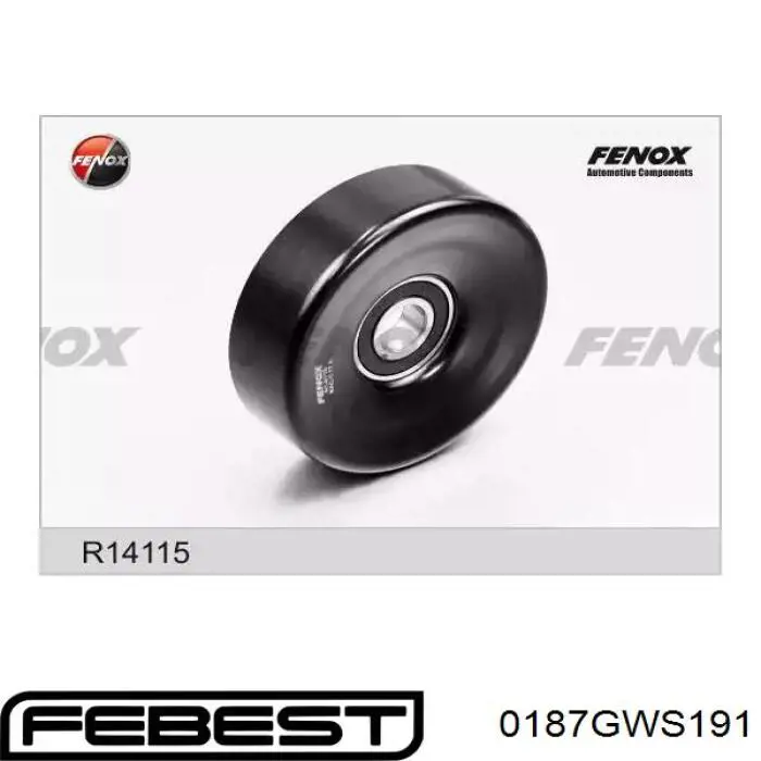 Comprar 0187GWS191 Febest Tensor de correa poli V 