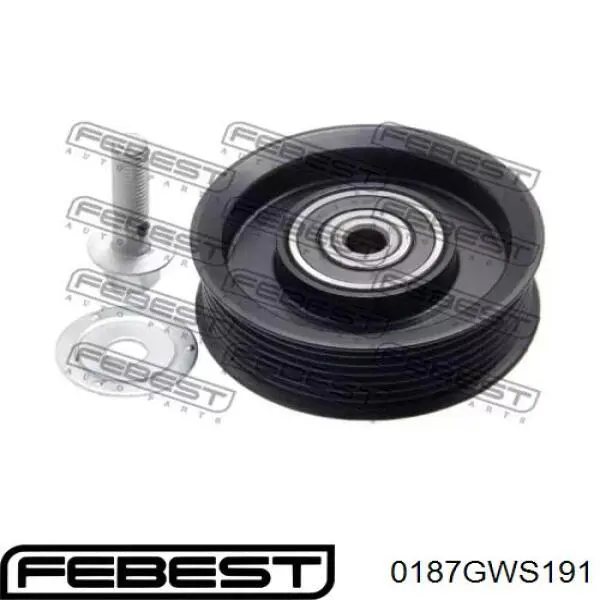Tensor de correa poli V 0187GWS191 Febest