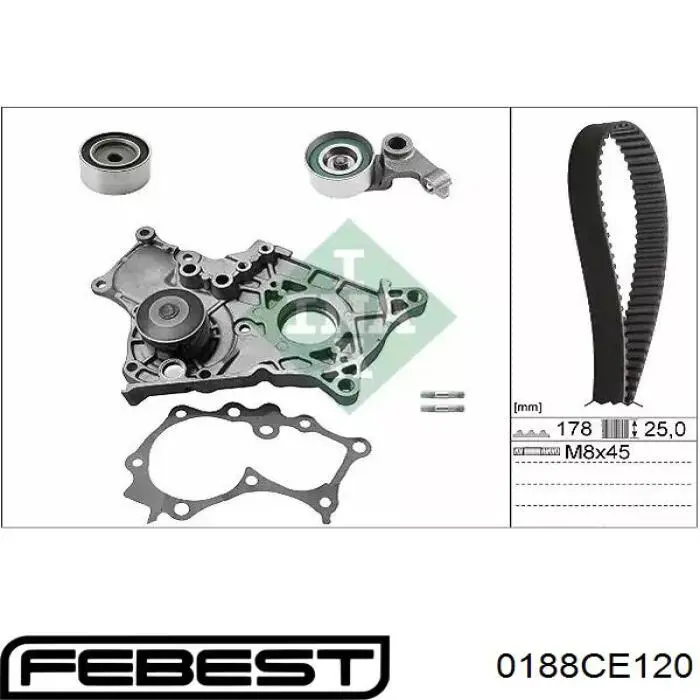 Rodillo intermedio de correa dentada Toyota Corolla E12