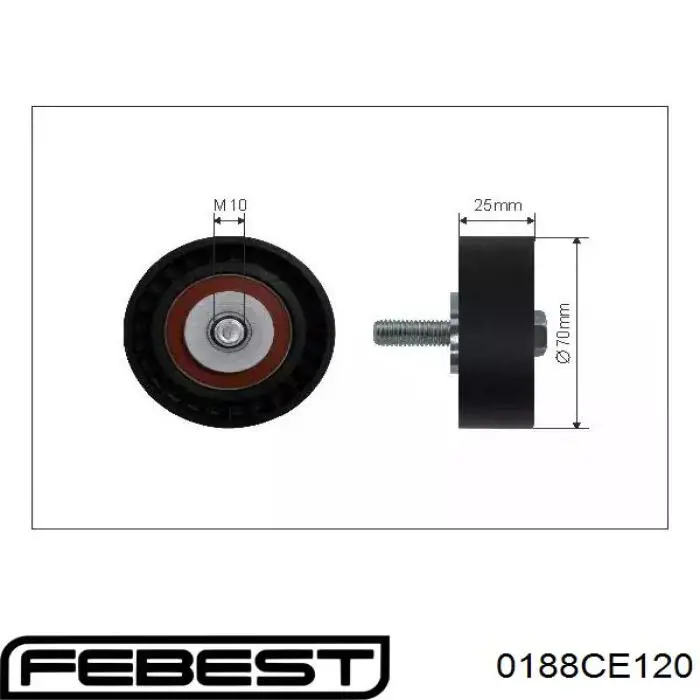 Rodillo intermedio de correa dentada Toyota Corolla E12