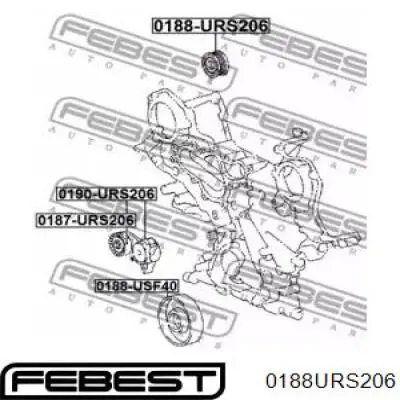 1660438010 Toyota polea inversión / guía, correa poli v