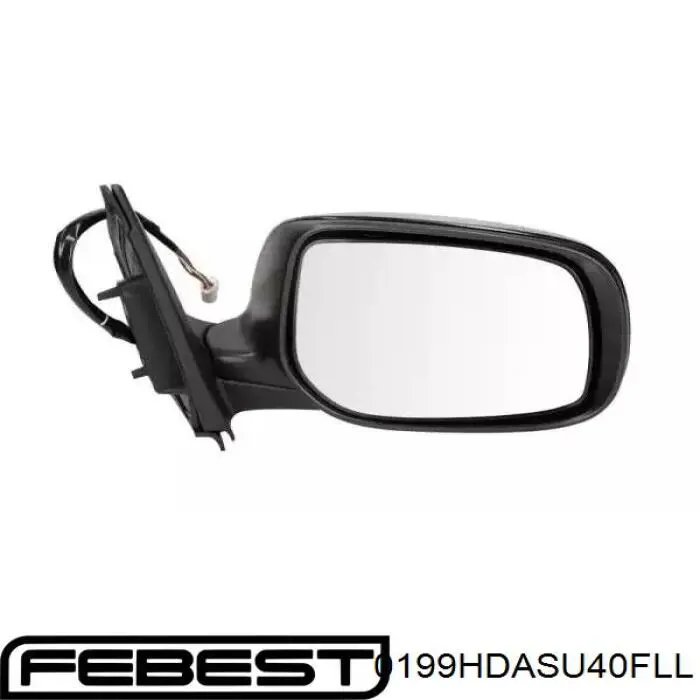 Bisagra de puerta delantera izquierda Febest 0199HDASU40FLL