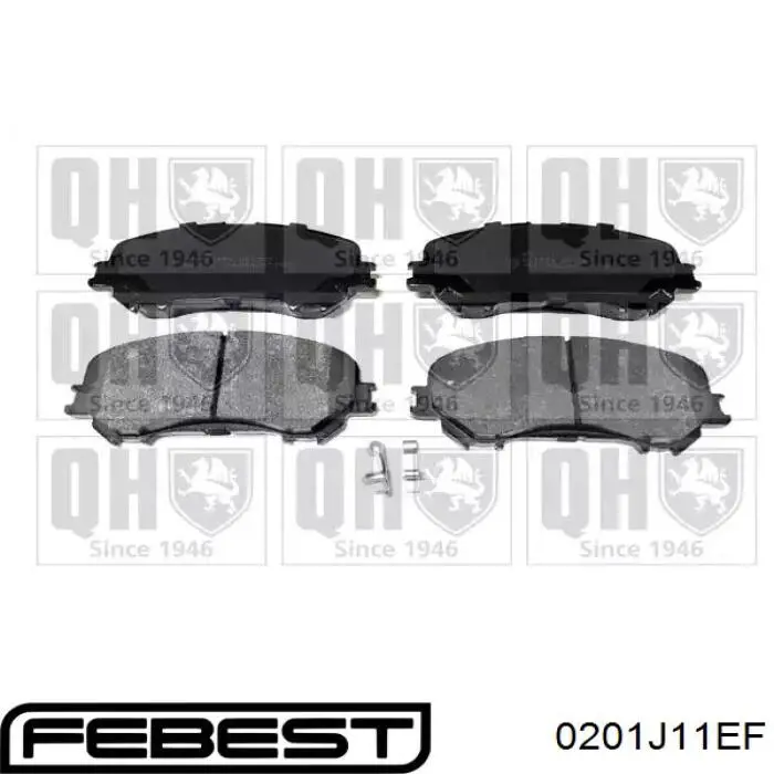 Pastillas de freno delanteras Nissan Qashqai 2 J11