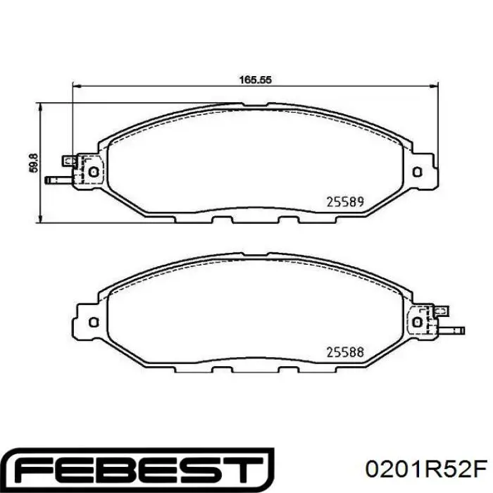 DA06M3JA0PNW Nissan pastillas de freno delanteras