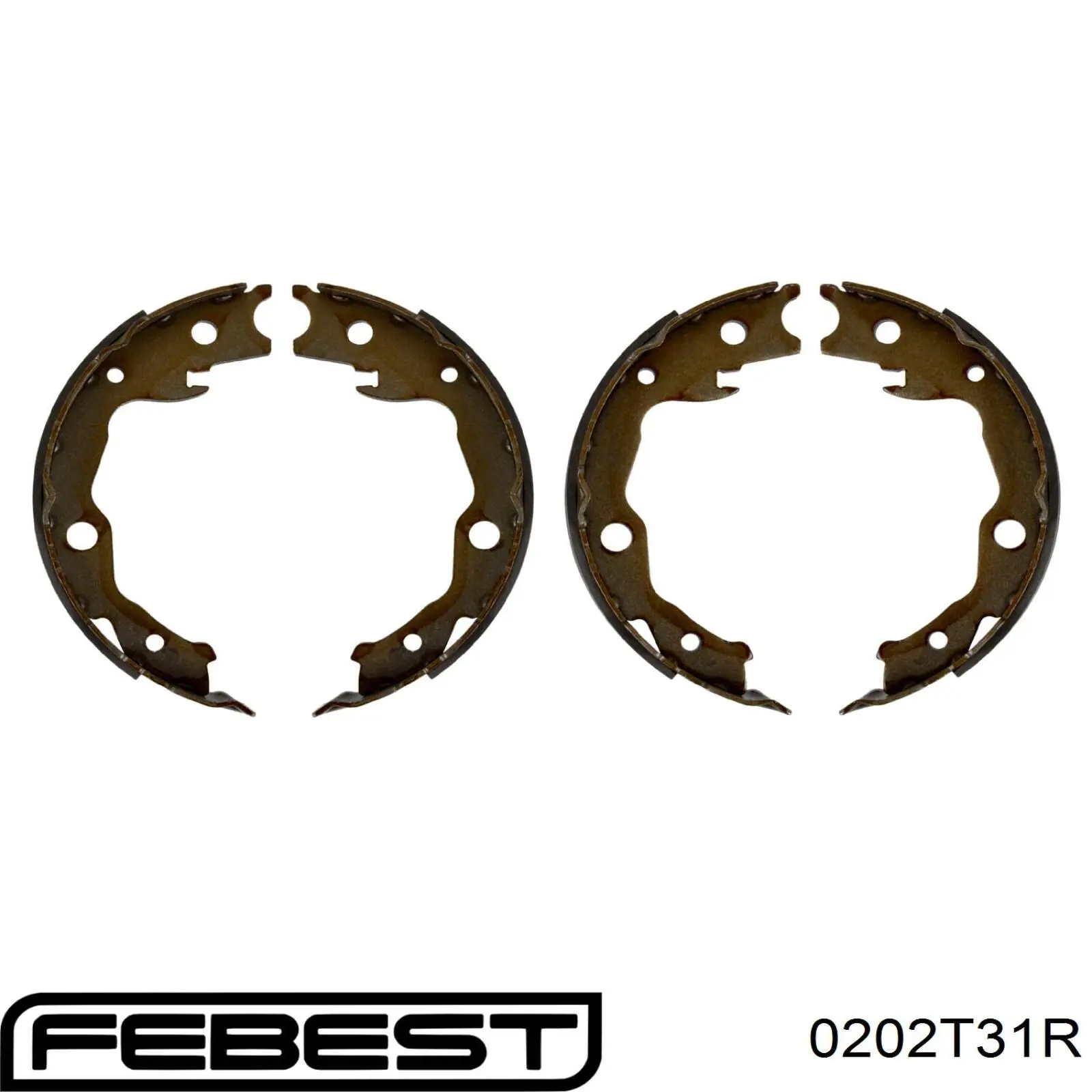 Juego de zapatas de frenos, freno de estacionamiento Nissan Tiida C11X