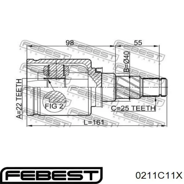 Junta homocinética interna delantera GSP 641117 precio, desde 46,39 EUR