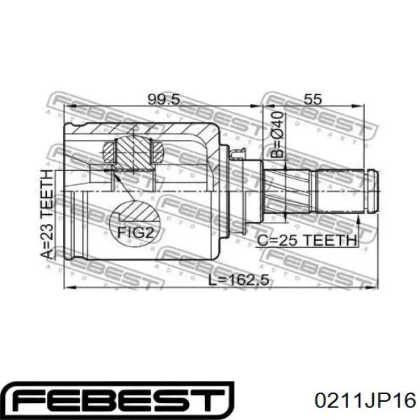 Comprar 3971102E10 Nissan/Infiniti Junta homocinética interna delantera