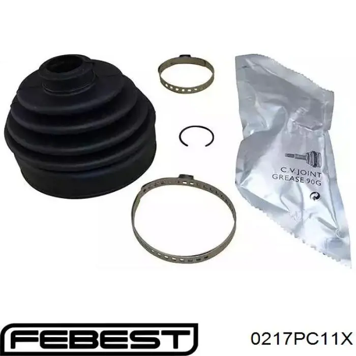 0217PC11X Febest fuelle, árbol de transmisión delantero exterior