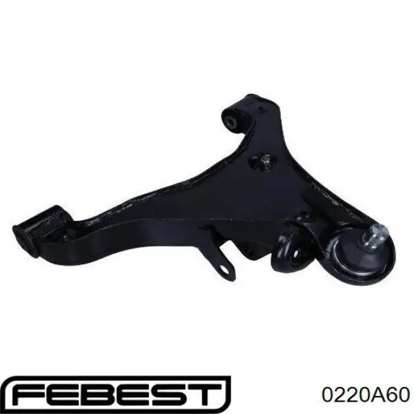 Rótula superior de suspensión trasera Febest 0220A60