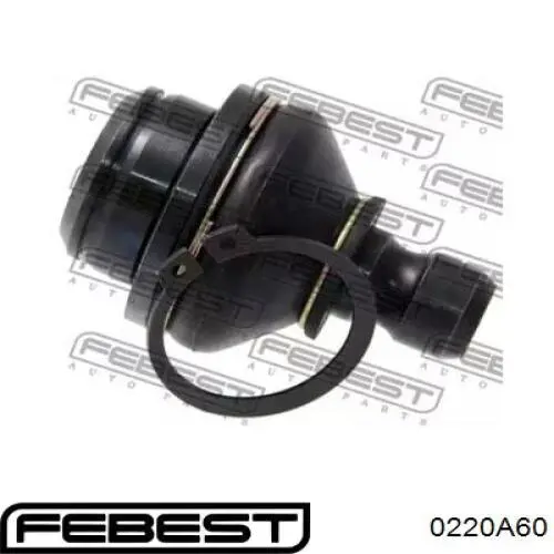 0220A60 Febest Rótula superior de suspensión trasera