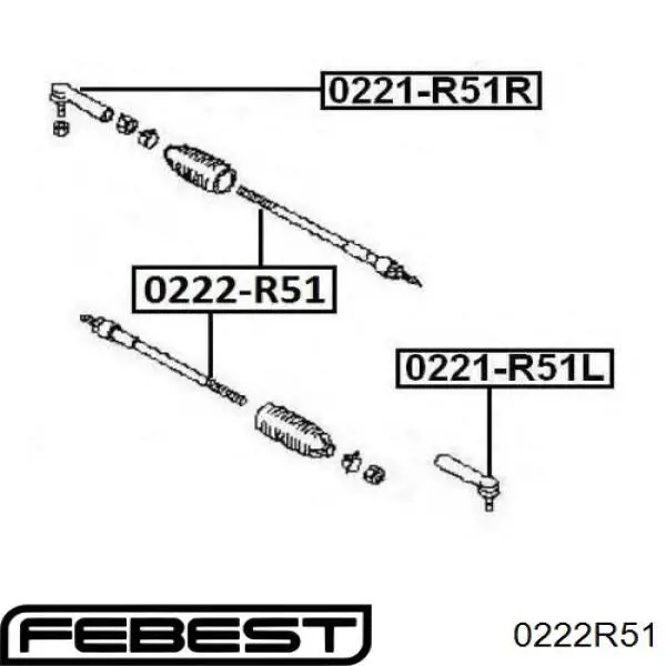 Barra de acoplamiento Nissan Navara D40