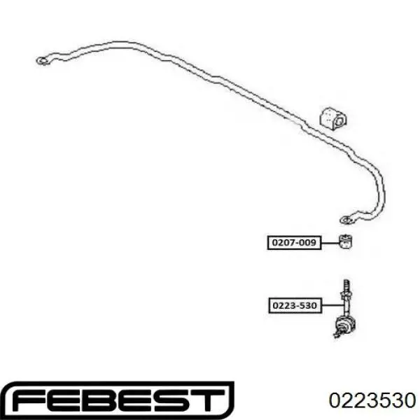 Comprar 0223530 Febest Bieleta estabilizadora delantera