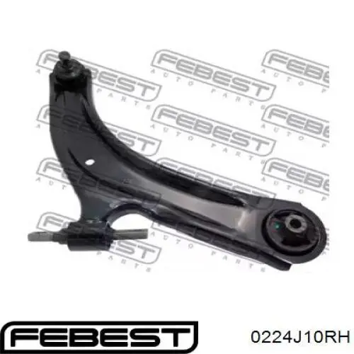 0224J10RH Febest Brazo inferior derecho de la suspensión delantera