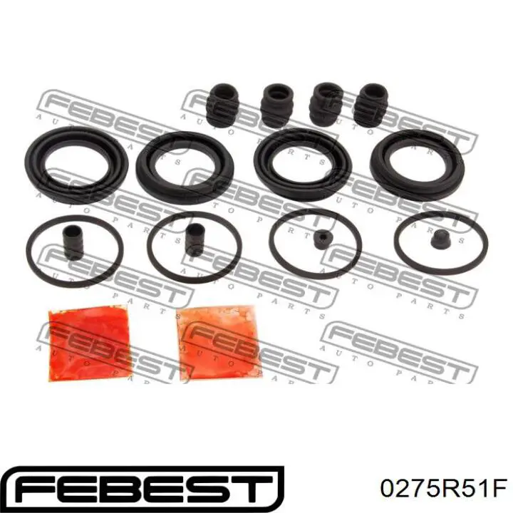 Kit de reparación de pinzas de freno 0275R51F Febest