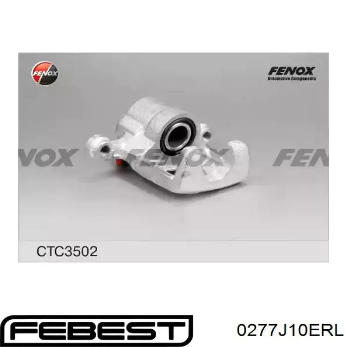 Pinza de freno trasera izquierda 0277J10ERL Febest