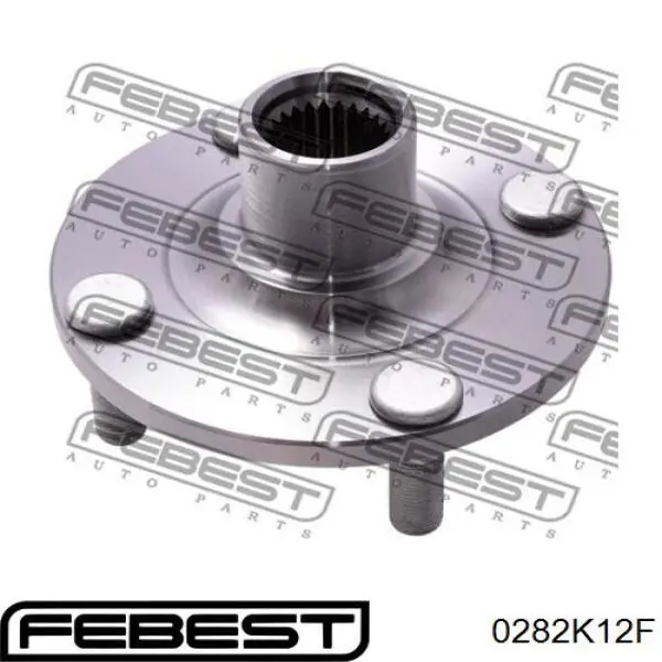 0282K12F Febest cubo de rueda delantero