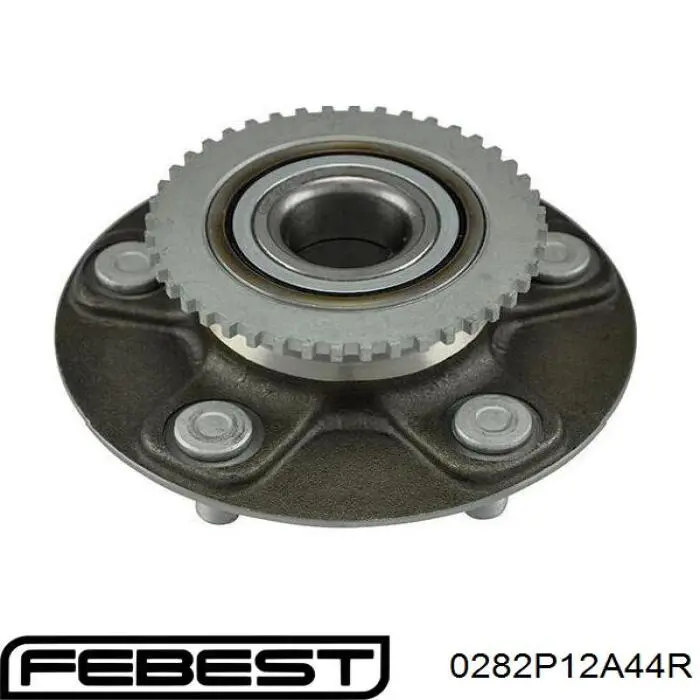 0282-P12A44R Febest cubo de rueda trasero