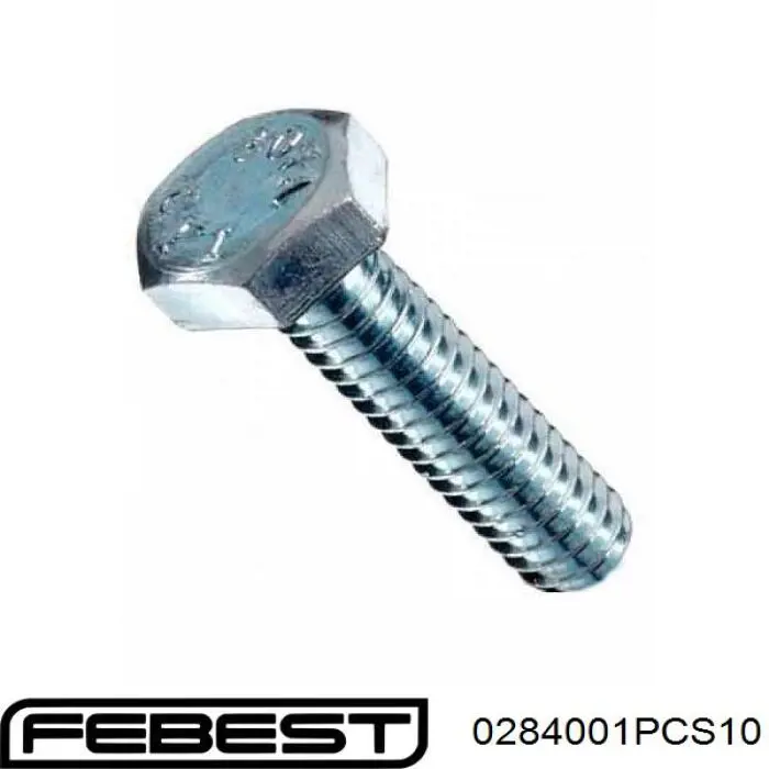 0284001PCS10 Febest espárrago de rueda delantero