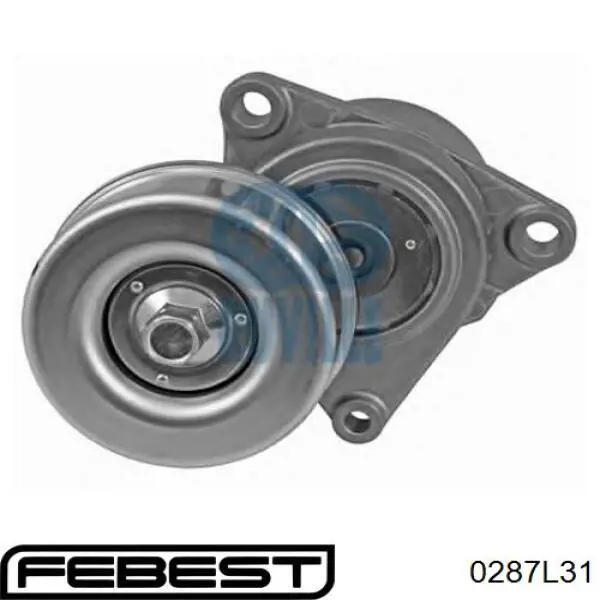 Polea tensora correa poli V 0287L31 Febest