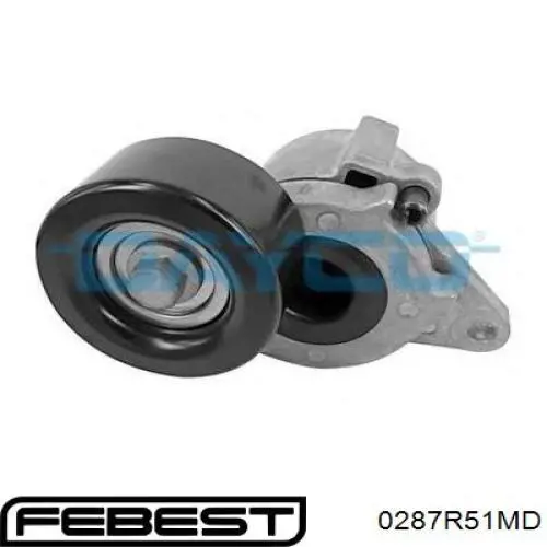 Comprar 0287R51MD Febest Tensor de correa poli V 