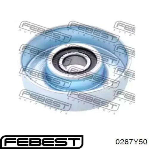 0287-Y50 Febest tensor de correa, correa poli v